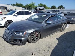 Salvage cars for sale at Sacramento, CA auction: 2018 Audi S5 Premium Plus