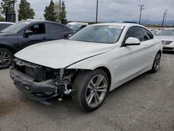BMW 430i salvage cars for sale: 2018 BMW 430I