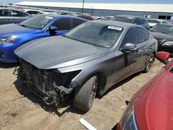 Salvage cars for sale from Copart Phoenix, AZ: 2017 Infiniti Q50 Premium