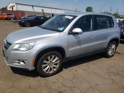Salvage cars for sale at New Britain, CT auction: 2010 Volkswagen Tiguan SE