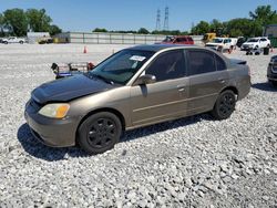 Salvage cars for sale at Barberton, OH auction: 2003 Honda Civic EX