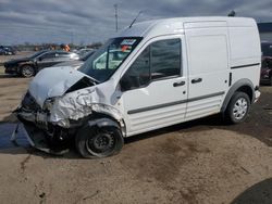 Salvage trucks for sale at Woodhaven, MI auction: 2012 Ford Transit Connect XLT