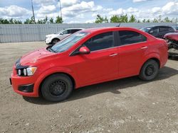 Salvage cars for sale at Nisku, AB auction: 2014 Chevrolet Sonic LT