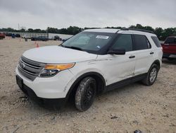 Salvage cars for sale from Copart New Braunfels, TX: 2013 Ford Explorer