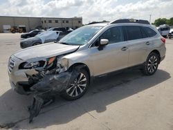 Salvage cars for sale from Copart Wilmer, TX: 2016 Subaru Outback 2.5I Limited