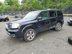 Salvage cars for sale from Copart Waldorf, MD: 2013 Honda Pilot EX