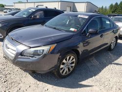 Salvage cars for sale from Copart Leroy, NY: 2015 Subaru Legacy 2.5I Premium