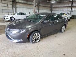 Salvage cars for sale at Des Moines, IA auction: 2015 Chrysler 200 Limited