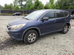 Salvage cars for sale at Waldorf, MD auction: 2015 Honda CR-V LX