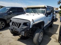 Salvage cars for sale from Copart Martinez, CA: 2017 Jeep Wrangler Unlimited Sport