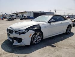 Salvage cars for sale at Sun Valley, CA auction: 2016 BMW 640 I