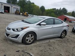 Salvage cars for sale from Copart Mendon, MA: 2015 Hyundai Elantra SE