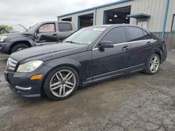 Salvage cars for sale from Copart Chambersburg, PA: 2012 Mercedes-Benz C 300 4matic