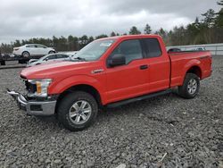 Salvage cars for sale at Windham, ME auction: 2018 Ford F150 Super Cab