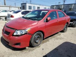 Salvage cars for sale from Copart Los Angeles, CA: 2010 Toyota Corolla Base
