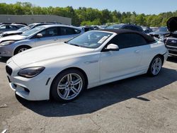 Salvage cars for sale at Exeter, RI auction: 2016 BMW 650 XI