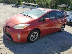 Salvage cars for sale at Savannah, GA auction: 2012 Toyota Prius