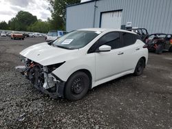 Salvage cars for sale at Portland, OR auction: 2022 Nissan Leaf S
