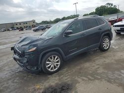 Salvage cars for sale at Wilmer, TX auction: 2014 Jeep Cherokee Limited