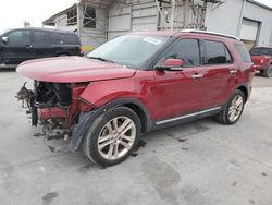 Salvage cars for sale at Corpus Christi, TX auction: 2017 Ford Explorer Limited