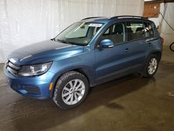 Salvage cars for sale at Ebensburg, PA auction: 2017 Volkswagen Tiguan S
