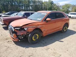 Salvage cars for sale at North Billerica, MA auction: 2024 Audi Q3 Premium S Line 45