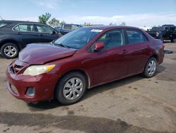 Toyota Corolla Base Vehiculos salvage en venta: 2011 Toyota Corolla Base