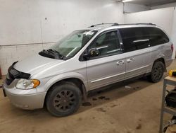 Salvage cars for sale at auction: 2002 Chrysler Town & Country LXI