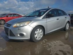 Salvage cars for sale at Grand Prairie, TX auction: 2014 Ford Focus S