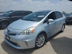 Salvage cars for sale from Copart Grand Prairie, TX: 2012 Toyota Prius V