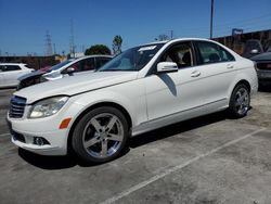 Salvage cars for sale at Wilmington, CA auction: 2011 Mercedes-Benz C300