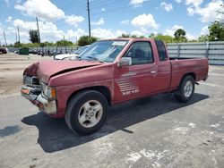 Salvage cars for sale at Miami, FL auction: 1995 Nissan Truck King Cab SE