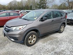 Salvage cars for sale at North Billerica, MA auction: 2015 Honda CR-V LX