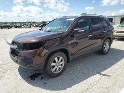 Salvage cars for sale at Kansas City, KS auction: 2012 KIA Sorento Base