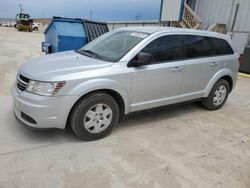Salvage cars for sale from Copart Abilene, TX: 2012 Dodge Journey SE