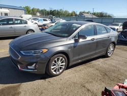 Salvage cars for sale at Pennsburg, PA auction: 2020 Ford Fusion Titanium