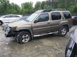 Salvage cars for sale at Waldorf, MD auction: 2002 Nissan Xterra XE