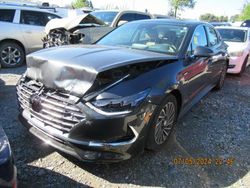 Salvage cars for sale at Rocky View County, AB auction: 2022 Hyundai Sonata Hybrid