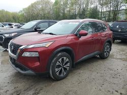 Salvage cars for sale at North Billerica, MA auction: 2021 Nissan Rogue SV