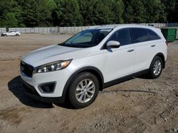 Salvage cars for sale from Copart Gainesville, GA: 2016 KIA Sorento LX