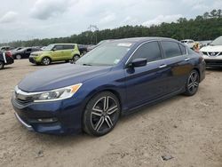 Salvage cars for sale at Greenwell Springs, LA auction: 2016 Honda Accord Sport