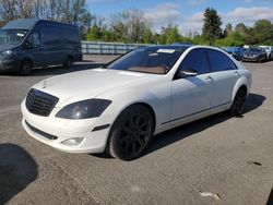 Salvage cars for sale at Portland, OR auction: 2007 Mercedes-Benz S 550