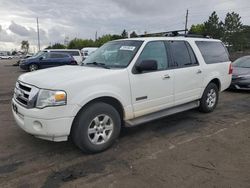 Salvage cars for sale at Denver, CO auction: 2008 Ford Expedition EL XLT