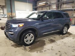 Salvage cars for sale at Eldridge, IA auction: 2021 Ford Explorer XLT