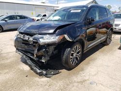Vehiculos salvage en venta de Copart Pekin, IL: 2017 Mitsubishi Outlander SE