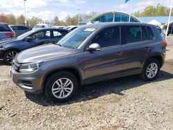 Salvage cars for sale at East Granby, CT auction: 2012 Volkswagen Tiguan S