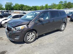 KIA Sedona LX salvage cars for sale: 2015 KIA Sedona LX