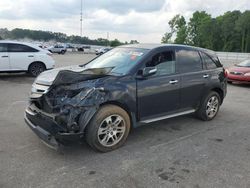 Salvage cars for sale from Copart Dunn, NC: 2007 Acura MDX Technology