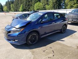 Salvage cars for sale from Copart Arlington, WA: 2024 Nissan Leaf SV Plus