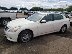 Salvage cars for sale from Copart East Granby, CT: 2012 Infiniti G37